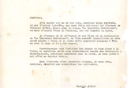 1972 04 26 Correspondance