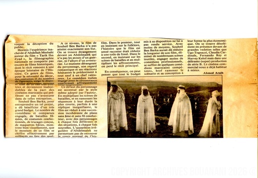 Deux regards sur Tambours de feu AlMaghrib 29 Avril 1991 e