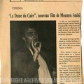 1992 LA DAME DU CAIRE