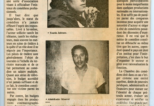 1993 01 17 Etre-acteur-au-Maroc-Al-Maghrib