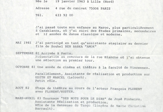 CV Zakia Tahiri