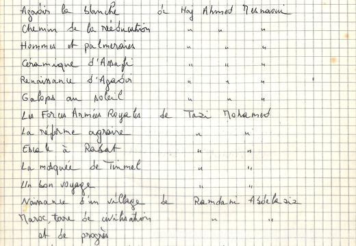 Filmographie de Marjane Mustapha Cameraman Page 1
