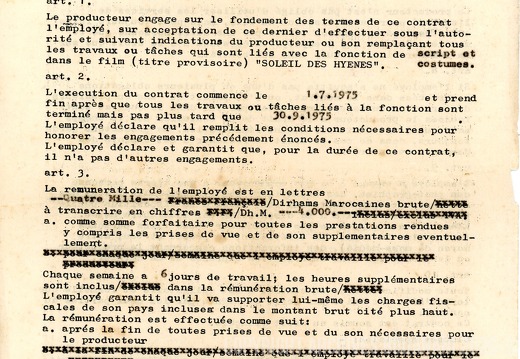 1975 07 01 Contrat N B001
