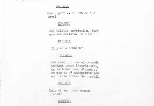 Le Mirage Assarab scenario Ahmed Bouanani avec le premier titre  Des dollars pour Mohamed  Page 10