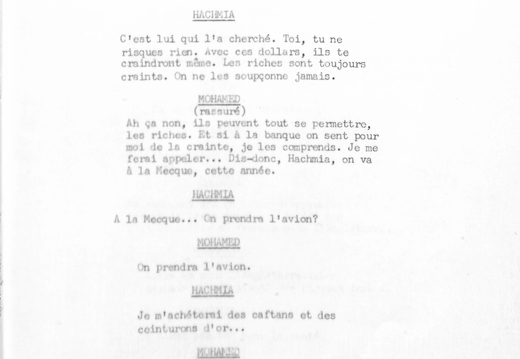 Le Mirage Assarab scenario Ahmed Bouanani avec le premier titre  Des dollars pour Mohamed  Page 15