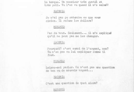 Le Mirage Assarab scenario Ahmed Bouanani avec le premier titre  Des dollars pour Mohamed  Page 23