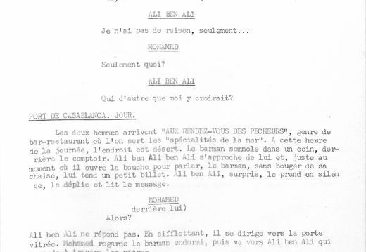 Le Mirage Assarab scenario Ahmed Bouanani avec le premier titre  Des dollars pour Mohamed  Page 45