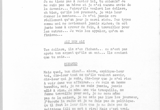 Le Mirage Assarab scenario Ahmed Bouanani avec le premier titre  Des dollars pour Mohamed  Page 51