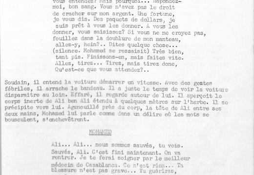 Le Mirage Assarab scenario Ahmed Bouanani avec le premier titre  Des dollars pour Mohamed  Page 55