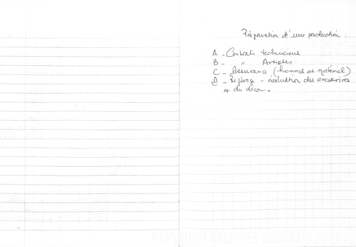 Cahier CCM 007