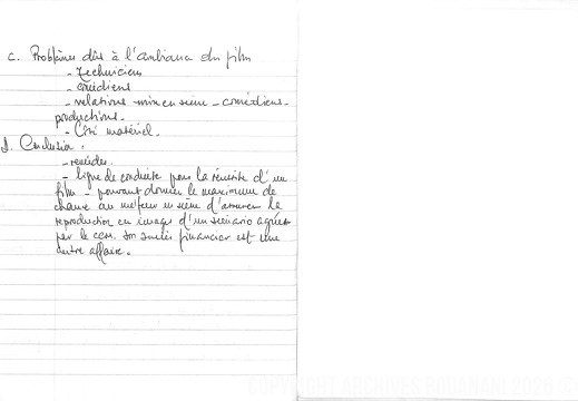 Cahier CCM 010