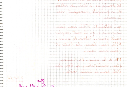 Manuscrit decoupage Mirage cahier vert page 003
