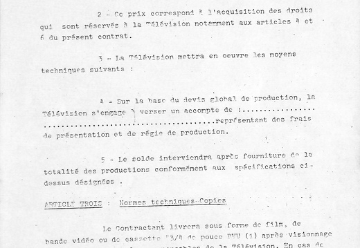 Contrat de production de Imilchil page 2