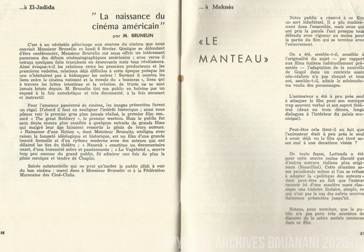 Cinemaghreb n 18 pages 46 et 47