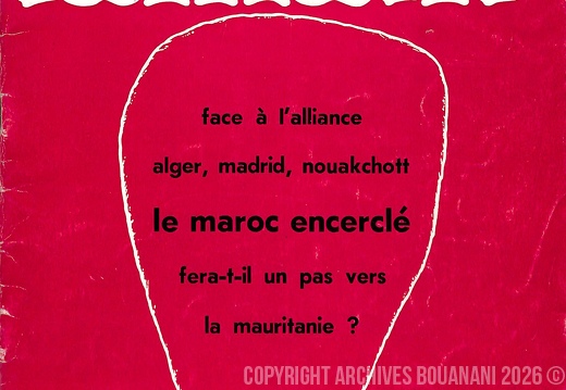 Couverture  Lamalif  n 11  avril 1967