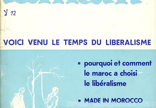 Couverture Lamalif  n 12  mai 1967