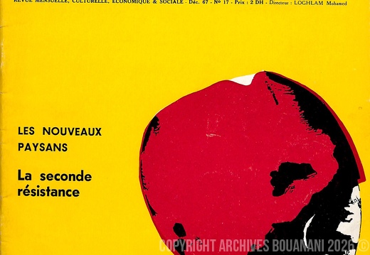 Couverture Lamalif  n 17  decembre 1967