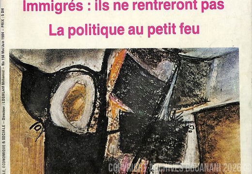 Couverture Lamalif n 156  mai juin 1984