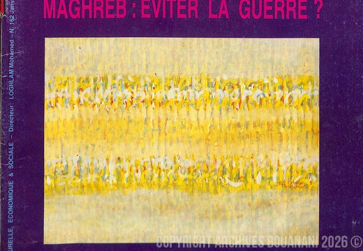 Couverture Lamalif n 162   janvier 1985