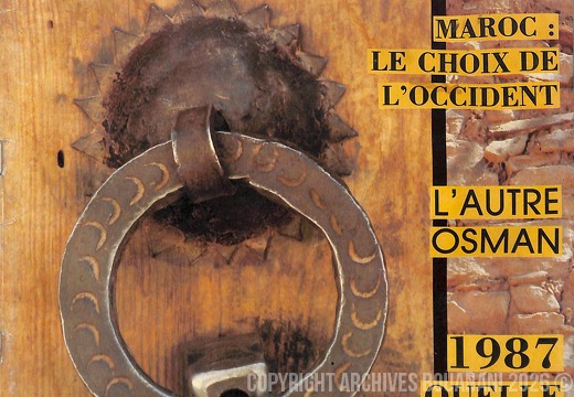 Couverture Lamalif n 184  janvier 1987