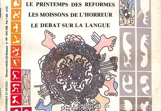 Couverture Lamalif n 199  mai 1988