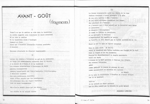 Pages 38 et 39  n 35 36  septembre octobre 1981
