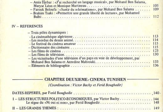 Page 002  Sommaire suite Cine  maction  n 14 Printemps 1981