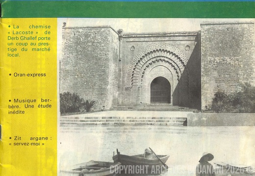 Couverture revue Medina Express  n 11 Automne 1988