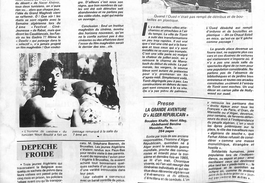 Page 02  n 11  automne 1988 revue Medina Express