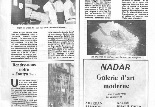 Page 07  n 11  automne 1988  revue Medina Express