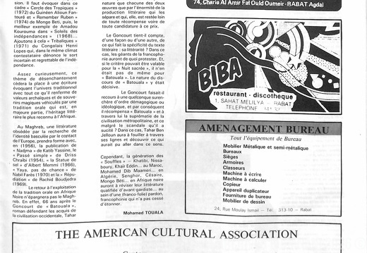 Page 31  n 11  automne 1988  revue Medina Express
