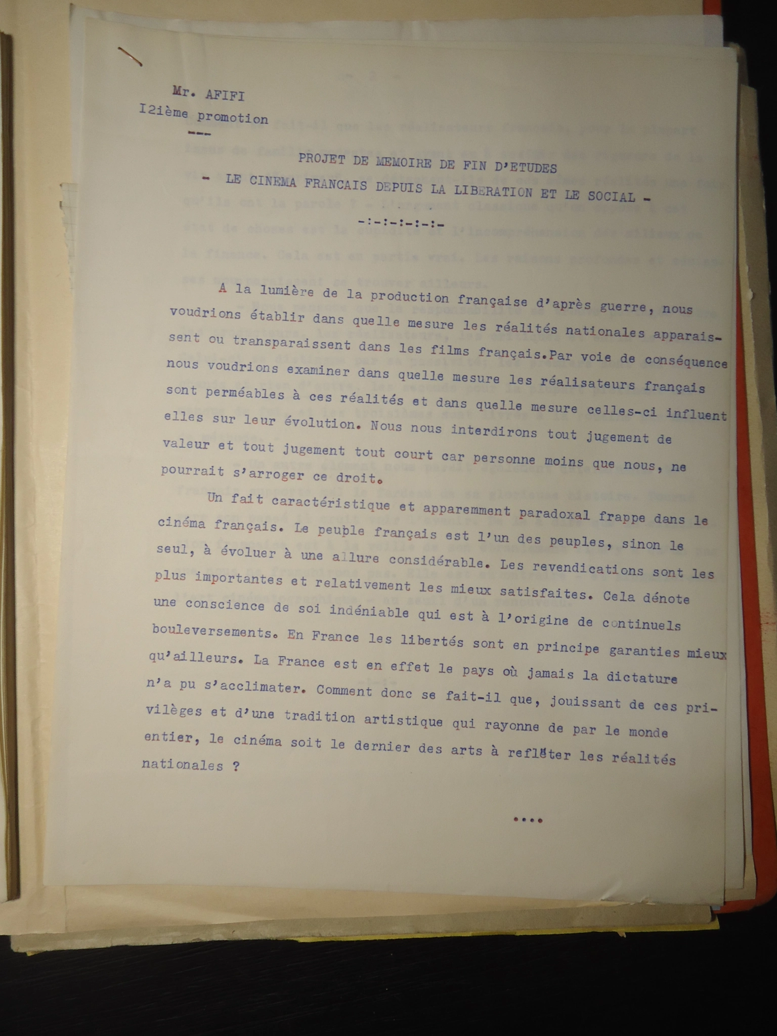 Notes preparatoires 2
