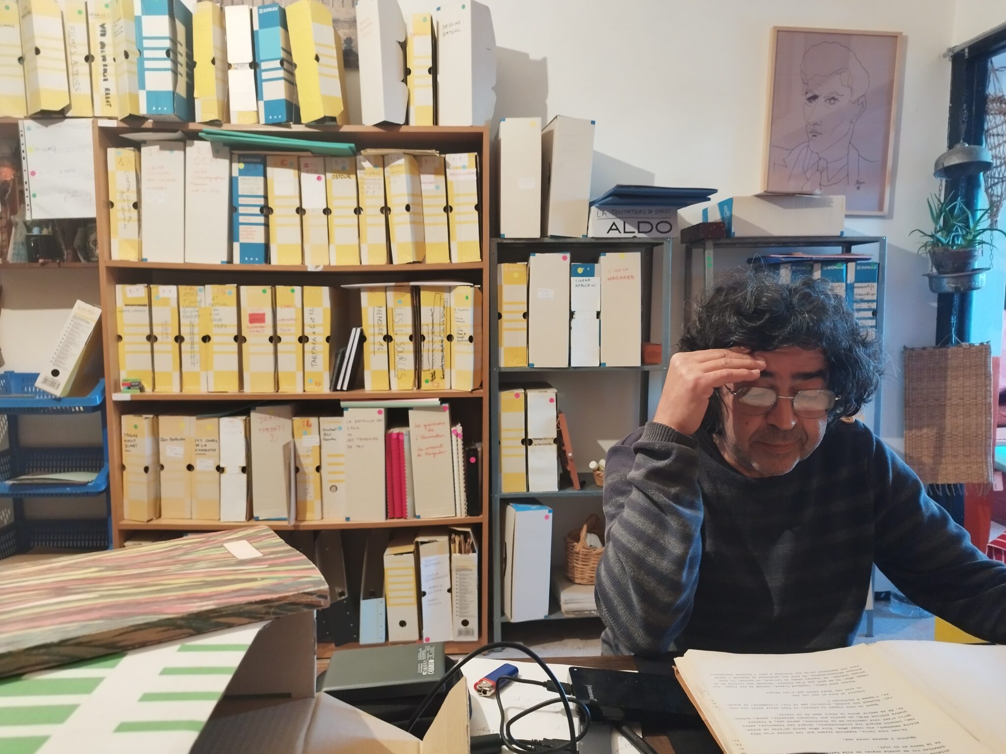 Ali Essafi aux Archives Bouanani.